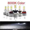2pcs 60W 12000LM Car LED Headlight Bulbs H11 9006 HB4 9005 HB3 H4 H7 H8 H9 H1 Mini Headlight Kit for High/Beam Bulb Fog Light