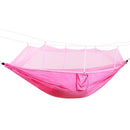 1-2 Person 260*140cm Camping Hammock Outdoor Mosquito Bug Net Portable Parachute Nylon  for Sleeping Travel Hiking