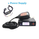 Baojie BJ-218 Mini Mobile Radio 20km 25w Dual Band VHF / UHF Walkie Talkie 136-174mhz 400-470mhz bj218 Transceiver Station