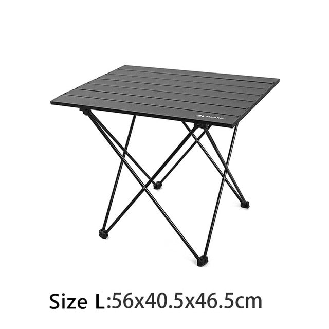 Mesa plegable portátil para acampar al aire libre, Mini escritorio ultraligero para Picnic de pesca desmontable con bolsa de almacenamiento, 1 ud.