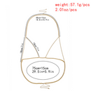 Fashion Simple Body Jewelry For Women Summer Sexy Bikini Chest Chain Harness Chain Jewelry Charm Body Necklace