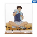 ¡¡Anime Haikyuu!! Soporte acrílico modelo placa de escritorio juguete figuras de doble cara impresas Comic Exhabition decoración adornos colección