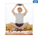 ¡¡Anime Haikyuu!! Soporte acrílico modelo placa de escritorio juguete figuras de doble cara impresas Comic Exhabition decoración adornos colección