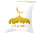 Ramadan MUBARAK Kissenbezug Eid Mubarak Dekoration Islamische Muslimische Partygeschenke Islam Geschenke Eid Al Adha Ramadan Kareem 45x45cm