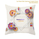 Ramadan MUBARAK Kissenbezug Eid Mubarak Dekoration Islamische Muslimische Partygeschenke Islam Geschenke Eid Al Adha Ramadan Kareem 45x45cm