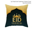 Ramadan MUBARAK Kissenbezug Eid Mubarak Dekoration Islamische Muslimische Partygeschenke Islam Geschenke Eid Al Adha Ramadan Kareem 45x45cm