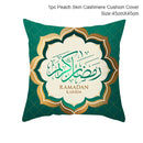 Ramadan MUBARAK Kissenbezug Eid Mubarak Dekoration Islamische Muslimische Partygeschenke Islam Geschenke Eid Al Adha Ramadan Kareem 45x45cm