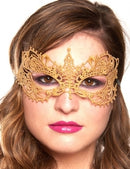 Comeondear 1 Stück Halloween Cosplay und Party Spitze Augenmaske Sexy Lady Ausschnitt Augenmaske für Maskerade Party Kostüm