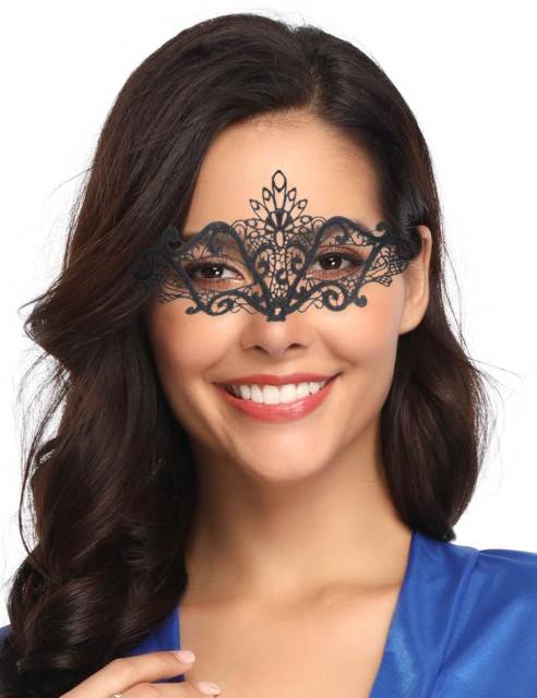 Comeondear 1 Piece Halloween Cosplay And Party Lace Eye Mask Sexy Lady Cutout Eye Mask For Masquerade Party  Fancy Dress Costume
