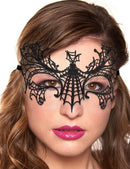 Comeondear 1 Stück Halloween Cosplay und Party Spitze Augenmaske Sexy Lady Ausschnitt Augenmaske für Maskerade Party Kostüm