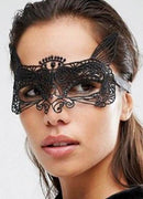Comeondear 1 Stück Halloween Cosplay und Party Spitze Augenmaske Sexy Lady Ausschnitt Augenmaske für Maskerade Party Kostüm
