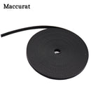 1m/2m/5m/10m/lot GT2-6mm open timing belt width 6mm  GT2 belt Rubber Aramid Fiber cut to length for 3D printer wholesale
