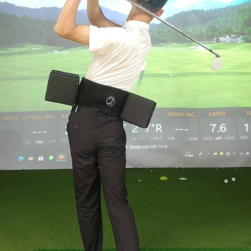 Swing Übungsstock Golfschwung Merlots neue D-BOX Golf-Indoor-Swing- und Taillentrainingshilfen drehen sich in die Taille, um Kraft zu erzeugen