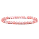 Pulsera de energía de cuentas de Chakra de 4mm, pulsera elástica de piedra de ónix de ágatas redondas naturales, brazaletes para mujeres y hombres, joyería de Yoga hecha a mano