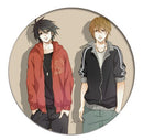Freies Verschiffenanime-Todesanmerkung Cosplay Abzeichen-Brosche L·Lawliet-Mörder Yagami-Licht steckt Abzeichen für Rucksack-Kind-Geschenk fest