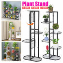1pcs Plant Shelves Iron Potted Flower Plant Stand Rack Multiple Flower Pot Holder Shelf Indoor Outdoor Planter Display Organizer