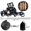 2 uds. Esencial puede contener 2000kg fuera de la puerta Camping senderismo hamaca colgante cinturón hamaca Correa cuerda accesorios carga atadura cuerda