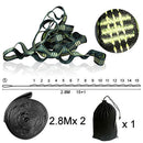 2 uds. Esencial puede contener 2000kg fuera de la puerta Camping senderismo hamaca colgante cinturón hamaca Correa cuerda accesorios carga atadura cuerda