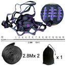 2 uds. Esencial puede contener 2000kg fuera de la puerta Camping senderismo hamaca colgante cinturón hamaca Correa cuerda accesorios carga atadura cuerda