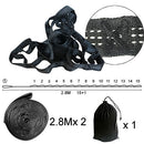 2 uds. Esencial puede contener 2000kg fuera de la puerta Camping senderismo hamaca colgante cinturón hamaca Correa cuerda accesorios carga atadura cuerda