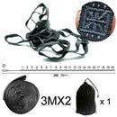 2 uds. Esencial puede contener 2000kg fuera de la puerta Camping senderismo hamaca colgante cinturón hamaca Correa cuerda accesorios carga atadura cuerda