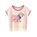 New  house of big runway looks female cartoon elephant jacquard coat color shawl sleeveless sweater SA0512