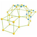 Child Cabin Construction Kit for Kids Boys Girls Construction Fort Building Kit with Rod Link Spheres and Tent I88