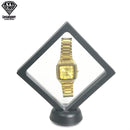 3D Floating Picture Frame Shadow Box Jewelry Display Stand Ring Pendant Holder Protect Jewellery Stone Presentation Case