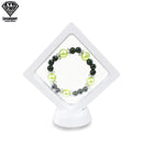 3D Floating Picture Frame Shadow Box Jewelry Display Stand Ring Pendant Holder Protect Jewellery Stone Presentation Case