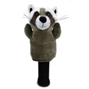 Todo tipo de animales Fundas para cabezas de golf que se ajustan a Fairway Woods Men Lady Golf Club Cover Mascot Novedad Lindo regalo