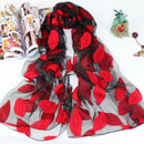 2021 Hot Sale Silk Scarf Womens Summer Breeze Lightweight Sheer Wrap And Shawls Bandana Beach Organza Gauze Lace Hollow Scarf