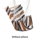 No Pillow Hammock Camping Outdoor Furniture Hanging Rope Hammock Chair Swing Garden Hanging Hammock Swing Chair Lazy Canvas Bed
