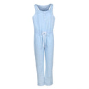 Denim Wash Overall For Summer Lady Women Jumpsuit Casual Oversized Boyfriend Baggy Sleeveless Loose Romper Pants