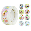 Pegatinas de sellado para regalo, 500 Uds., diseño de amor, pegatinas para álbum de recortes diario, etiquetas decorativas para regalo de fiesta de cumpleaños