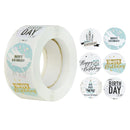 Pegatinas de sellado para regalo, 500 Uds., diseño de amor, pegatinas para álbum de recortes diario, etiquetas decorativas para regalo de fiesta de cumpleaños