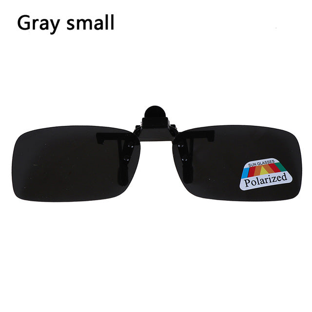 1 pieza de alta calidad Unisex Clip-on polarizado día visión nocturna lentes abatibles gafas de conducción UV400 gafas de sol para montar para exterior
