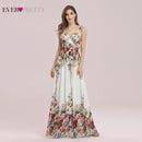 Royal Blue Bridesmaid Dress Plus Size Ever Pretty A Line V Neck Chiffon Elegant Pink Long Dress For Wedding Party For Woman 2021