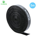 FLOVEME Cable Organizer Wire Winder Mouse Ties Clip Protector Earphone Management Wire AUX Cord For iPhone 11 USB C Cable