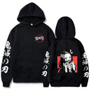 Demon Slayer Anime Hoodie Pullover Tops Langarm Casual Fashion Cloth