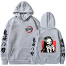 Demon Slayer Anime Hoodie Pullover Tops Langarm Casual Fashion Cloth