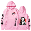 Demon Slayer Anime Hoodie Pullover Tops Langarm Casual Fashion Cloth