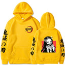 Demon Slayer Anime Hoodie Pullover Tops Langarm Casual Fashion Cloth
