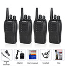2/4PCS Original Baofeng BF-888S Walkie Talkie 5W BF 888S 6KM UHF 400-470MHZ Transmitter FM Transceiver BF888S with Earphone