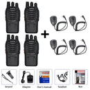 2/4PCS Original Baofeng BF-888S Walkie Talkie 5W BF 888S 6KM UHF 400-470MHZ Transmitter FM Transceiver BF888S with Earphone