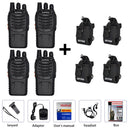2/4PCS Original Baofeng BF-888S Walkie Talkie 5W BF 888S 6KM UHF 400-470MHZ Transmitter FM Transceiver BF888S with Earphone