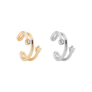 2020 New Fashion Pearl Ear Cuff Bohemia Stackable C Shaped CZ Rhinestone Small Earcuffs Clip Earrings for Women Wedding Jewelry