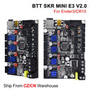 Placa de Control BIGTREETECH SKR MINI E3 V2 de 32 bits con piezas de impresora 3D TMC2209 UART para Ender 3/5 Pro Upgrade BTT SKR V1.4 Turbo
