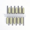 10pcs Silicone Nail Drill Bit Rubber Manicure Drills Electric Rotary Mills Cutter Cuticle Polishing Tools Nail Salon Accessories