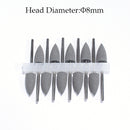 10pcs Silicone Nail Drill Bit Rubber Manicure Drills Electric Rotary Mills Cutter Cuticle Polishing Tools Nail Salon Accessories