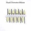 10pcs Silicone Nail Drill Bit Rubber Manicure Drills Electric Rotary Mills Cutter Cuticle Polishing Tools Nail Salon Accessories